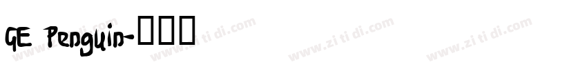 GE Penguin字体转换